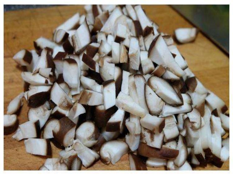 IQF Unblanched Shiitake Mushroom Diced