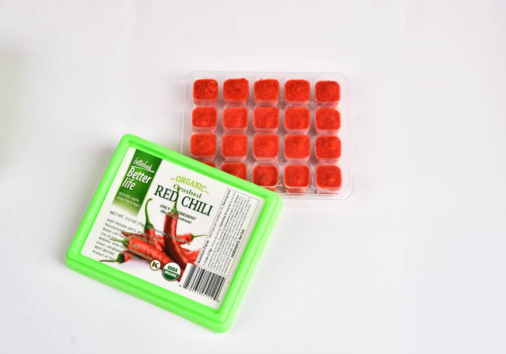 Organic Red Chili Puree Cubes