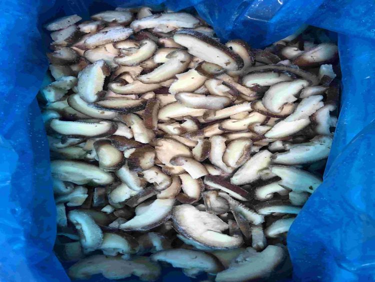 IQF Unblanched Shiitake Mushroom Slices
