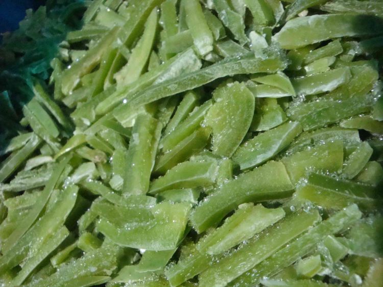 IQF Green Bell Pepper Strips