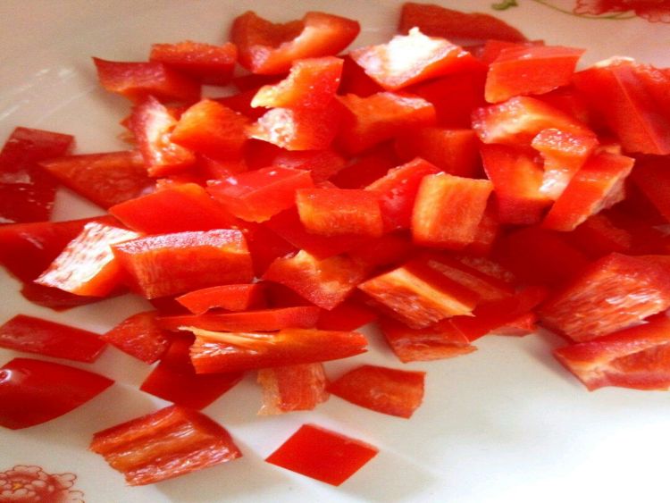 IQF Diced Red Bell Pepper