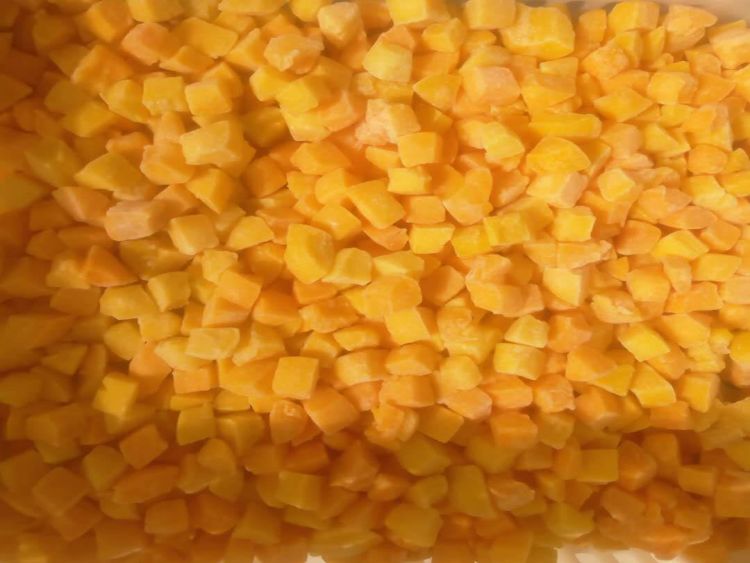 IQF Yellow Peach Diced